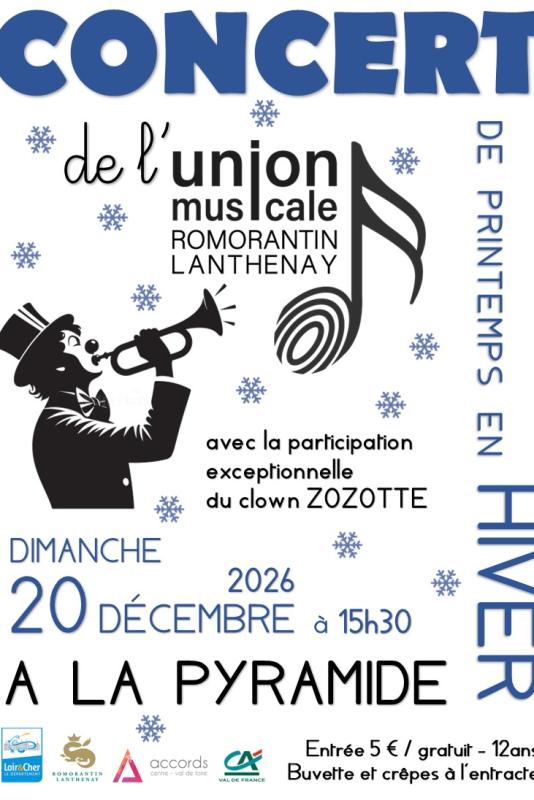 Concert de printemps en hiver de l'Union Musicale